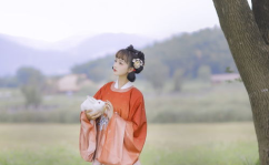 汉服小姐姐带你看海,小姐姐带你领略海滨汉韵风情