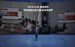 会议室二MAXHUB新发视讯专款系列会议平板助力传统硬件视频高效升级